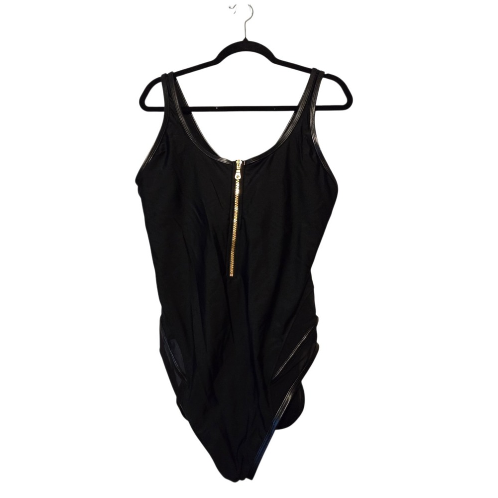 Gabi Fresh X Swimsuits for All NWT One Piece Bathing Suit Womens Sz 20 E/F Black